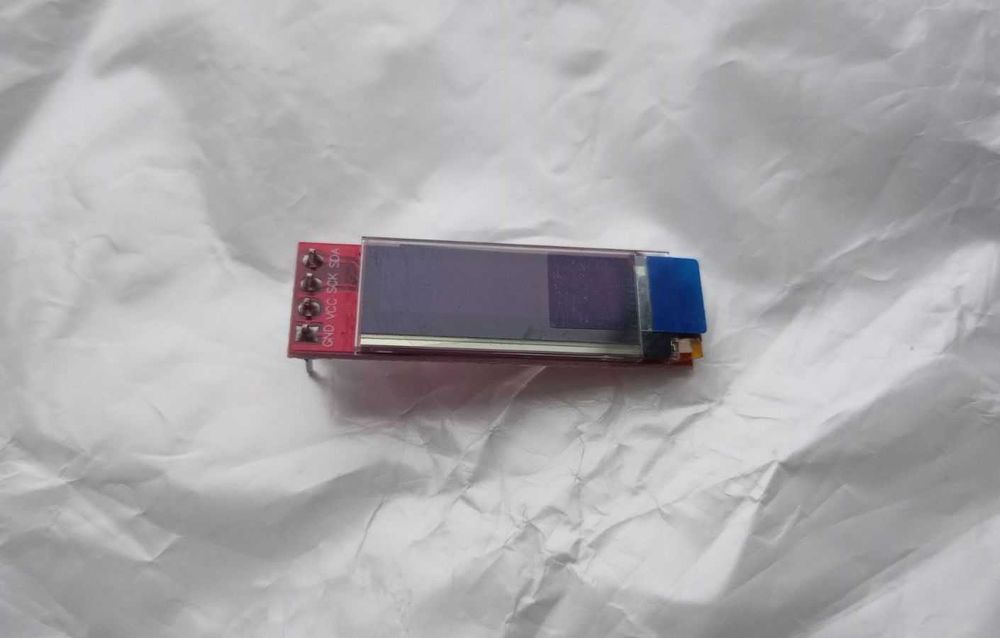 Монохромный  OLED дисплей SSD1306 диагональ 0,91" 128*32 4 pin I2C
