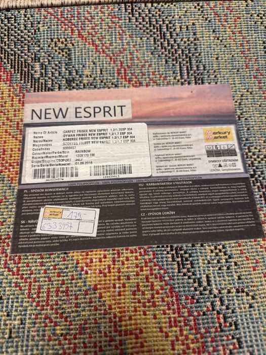 Dywan kolorowy 120cm x 170cm