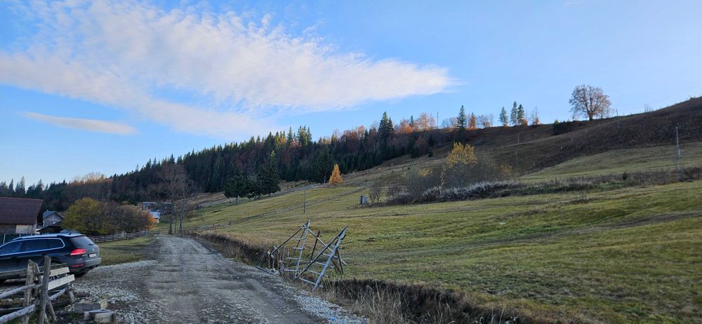 Земельна ділянка в Поляниці, 10 хв до витягів, краєвид на Хом'як