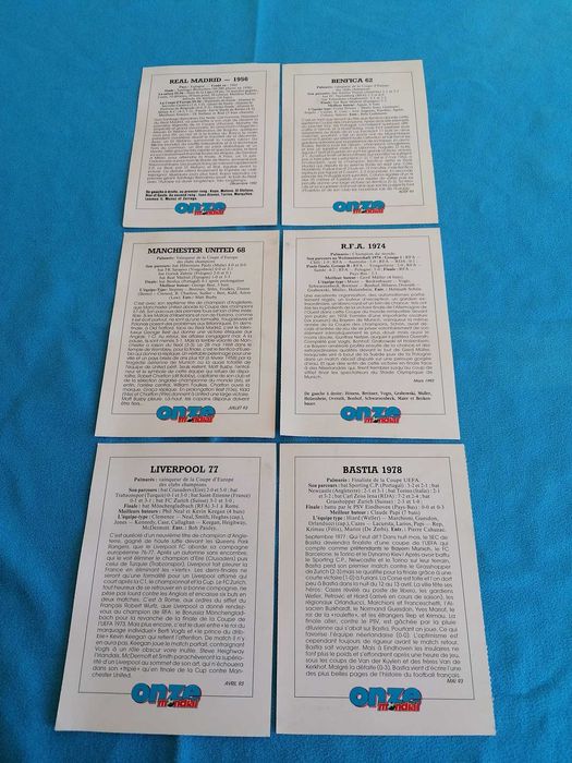 Mini Posters revista Onze Mondial