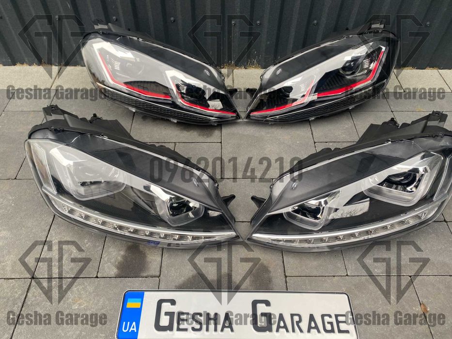 Наявність комплект фар Volkswagen Golf 7 гольф full led halogen DRL