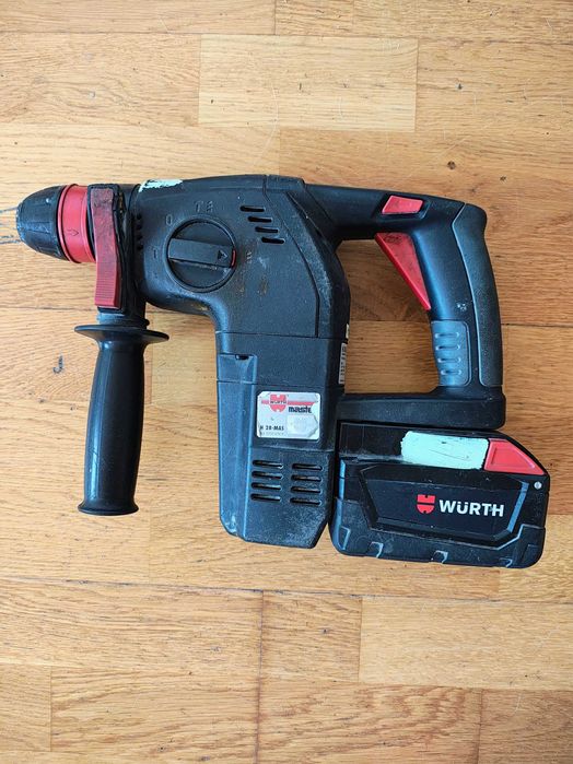 Wurth H 28-MAS młotowiertarka udarowa SDS, ładowarka, akumulator
