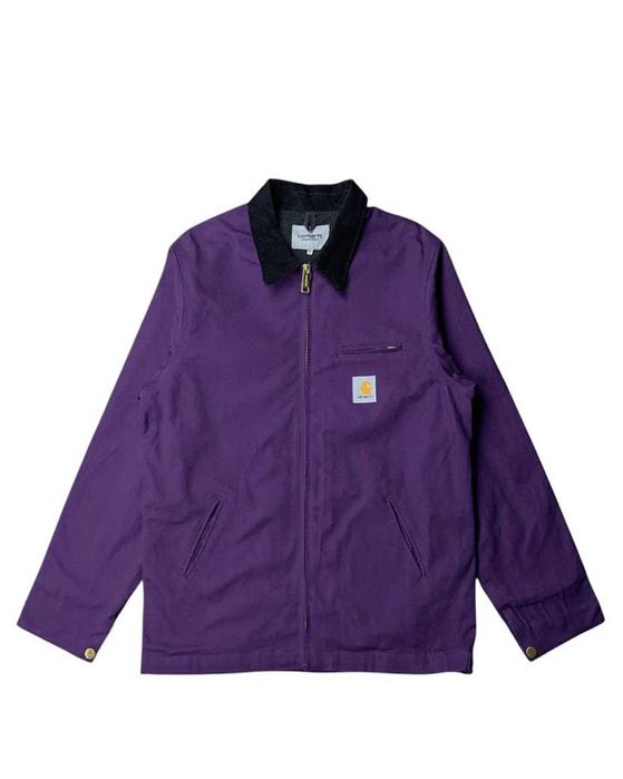 Куртка Carhartt WIP Duck Detroit Jacket Dusty Black \ Black \ Hamilton Beige \ Green \ Purple \ Grey \ Blue \ Hamilton Brown & Tobacco \