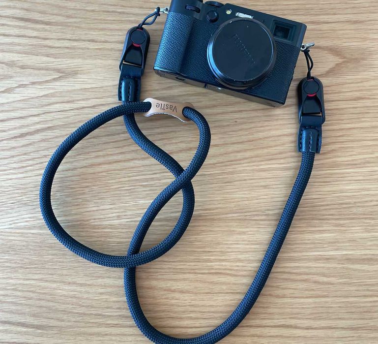 Correia em corda para máquina fotográfica