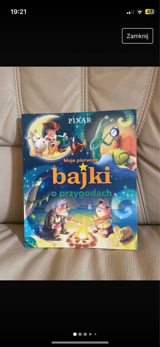 Disney Pixar moje pierwsze bajki o przygodach książka dla dzieci