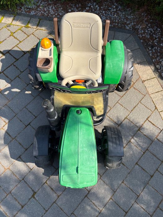 Traktor PEG PEREGO John Deere DUAL FORCE z przyczepą