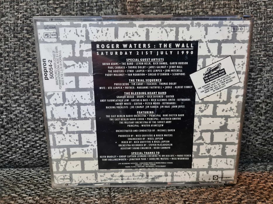 The Wall Roger Waters 2CD Live in Berlin