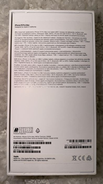 Iphone 15 pro max 256 GB