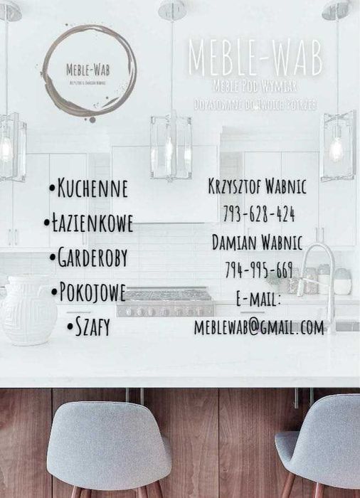 Meble na wymiar – Twoja wizja, nasze wykonanie! Meble-WAB