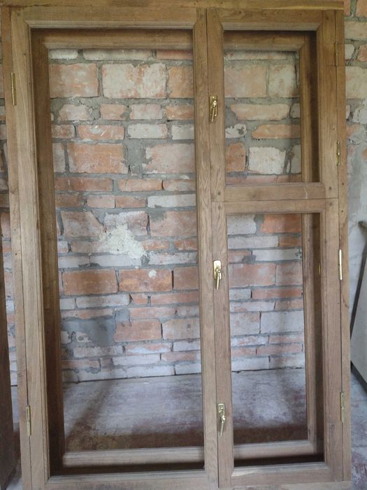 Продам нові дерев'яні (дубові) вікна