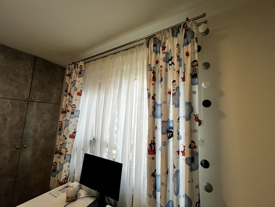 Zaslonki pokoj dziecka 193 cm x 50