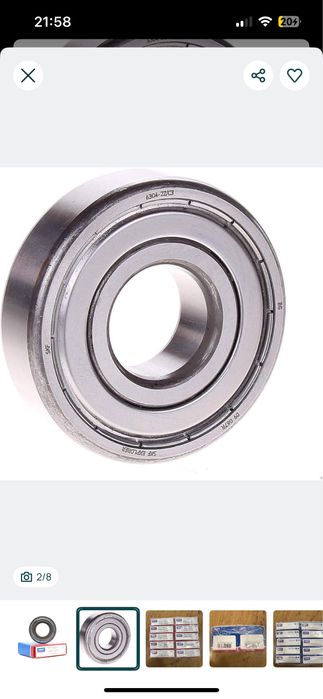 Rolamento rigido de esferas SKF 6304-2Z/C3 - NOVO