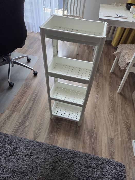 Regał półka łazienkowa biała