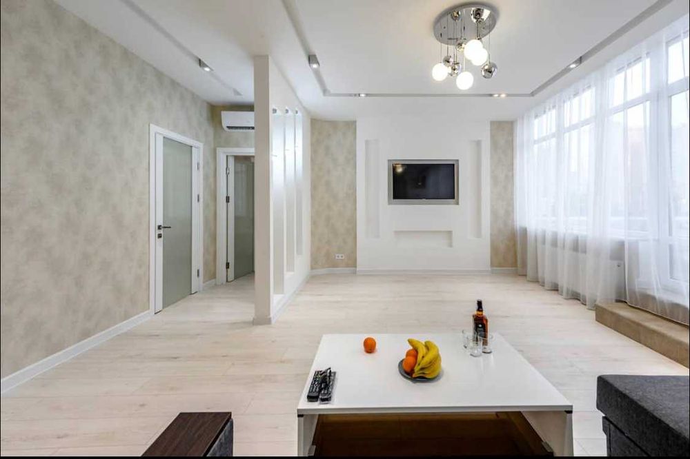 Квартира с двумя спальнями, просторной гостиной