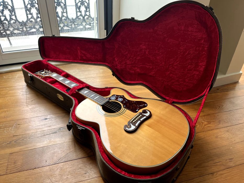Epiphone EJ-200 SCE Natural + Vintage Thomann hardcase