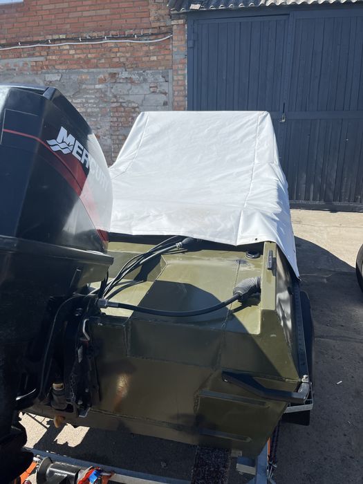 Лодка Крим мотор Меркурі лафет для перевозки