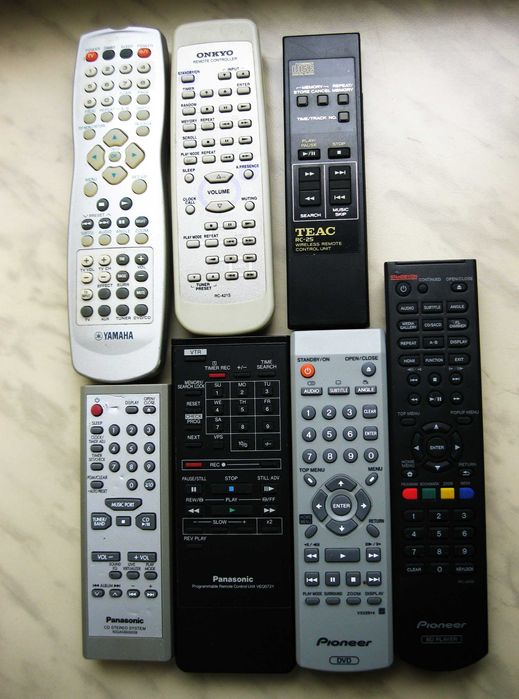 Oryginalne piloty Yamaha/ TEAC / Panasonic /Pioneer