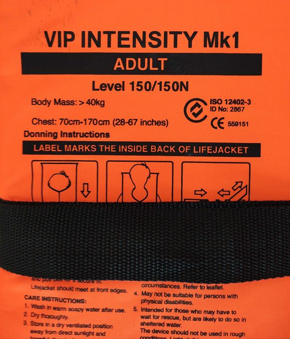 Coletes salva vidas Adulto VIP Intensity MK1