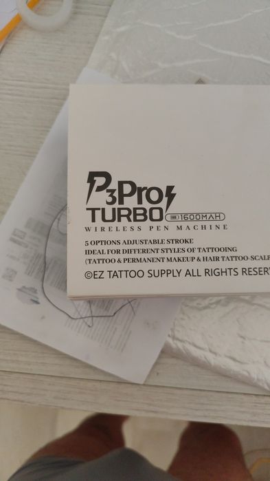 Máquina tattoo pen EZ P3 PRO TURBO