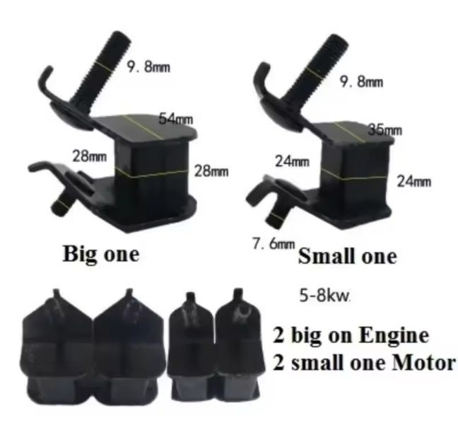 Apoios novos para geradores até 5KW