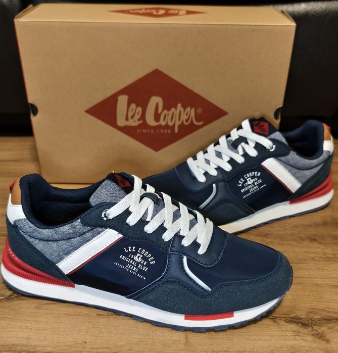 Lee Cooper Buty Męskie Sportowe ADIDASY granatowe Rozm. 44 -28,5 cm Wysyłka 24h
