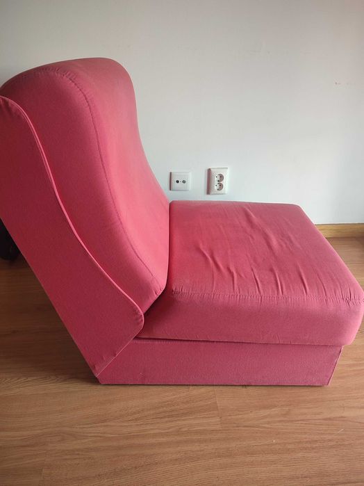 Sofá Cama um lugar Rosa