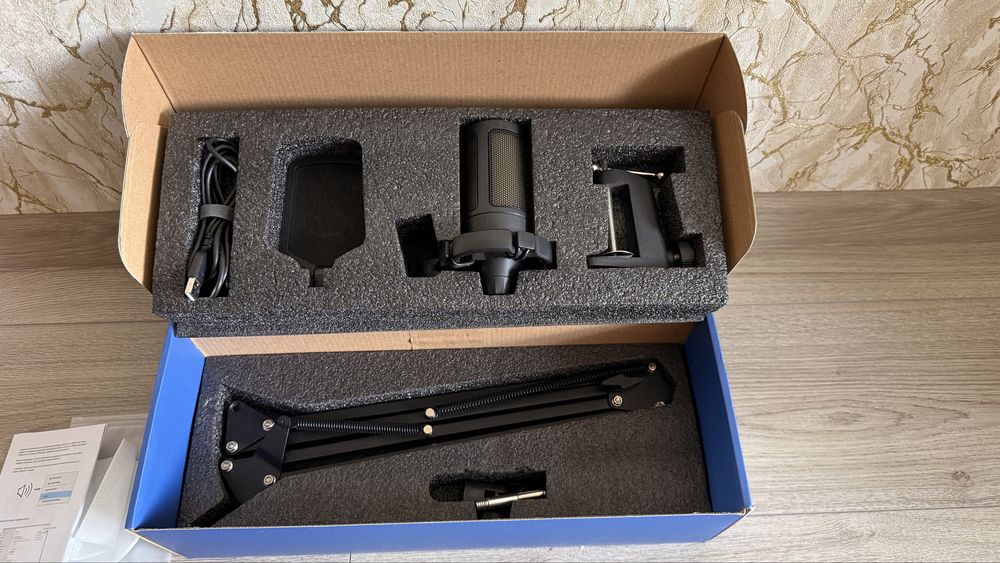 Мікрофон конденсаторний Fifine A6T USB Black
