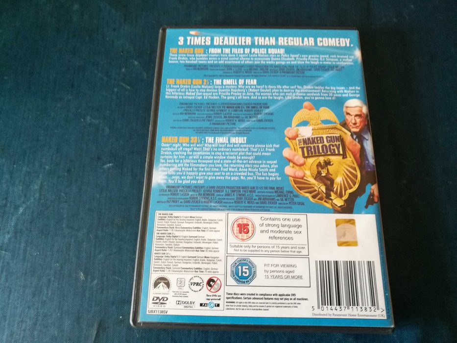 NAKED GUN TRIOLOGY (Aonde Para a Policia Completa) 3XDVD (leg INGLÊS)