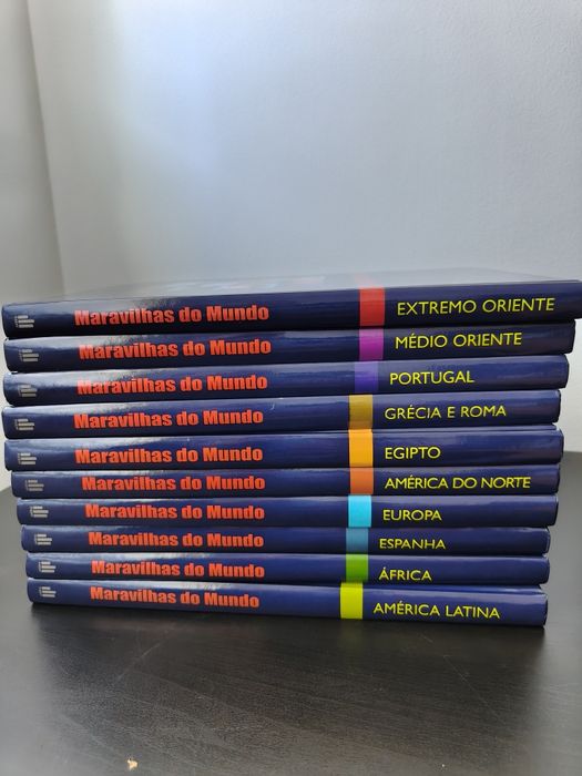 Coleção Completa "Maravilhas do Mundo" (10 Volumes) – Aupper - Como Nova