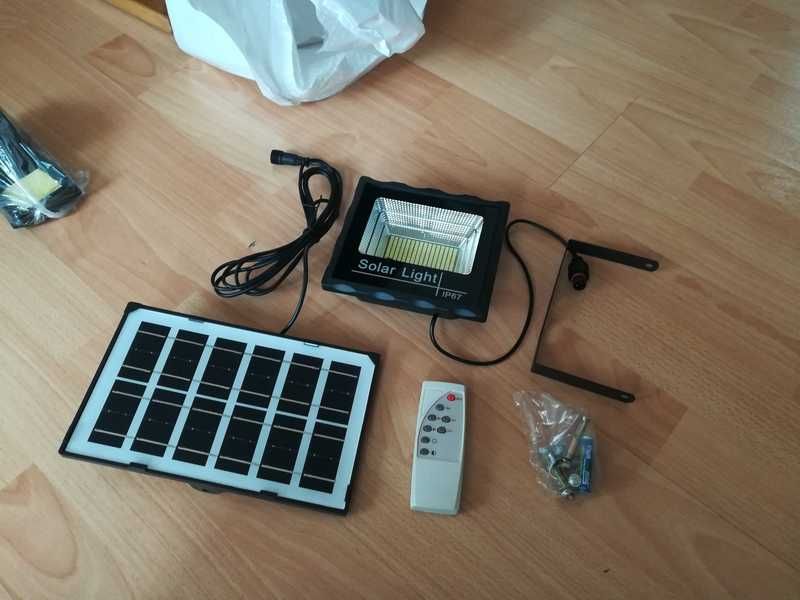 Smart Solar Light Solar Panel + Spotlight + Remote Control #PROMOTION64286300927105123