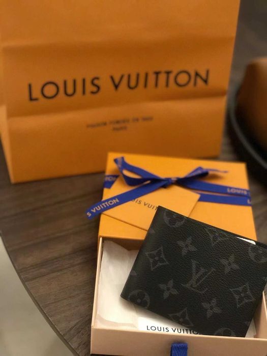 Męska portmonetka na monety Louis Vuitton w stylu retro, zaawansowana