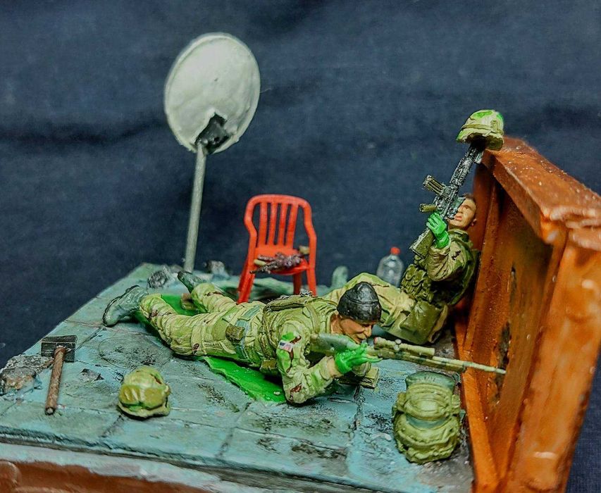 Диорама в масштабе 1:35 " Дьявол Рамади"