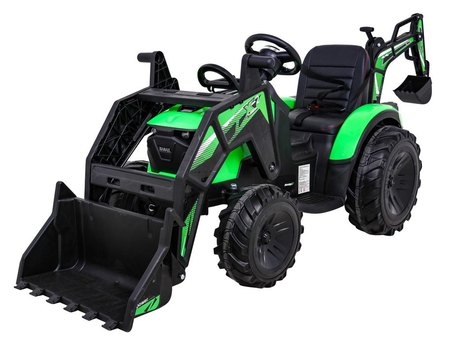 Samochód Pojazd Traktor Z Przyczepą 720-T Zielony PA.SX2068.ZIE