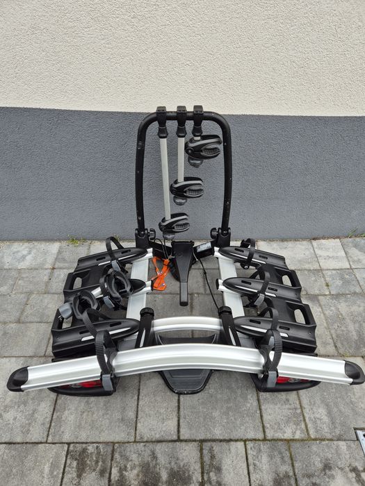 Bagażnik rowerowy na hak. Thule VeloCompact 926. 4 rowery. Adapter
