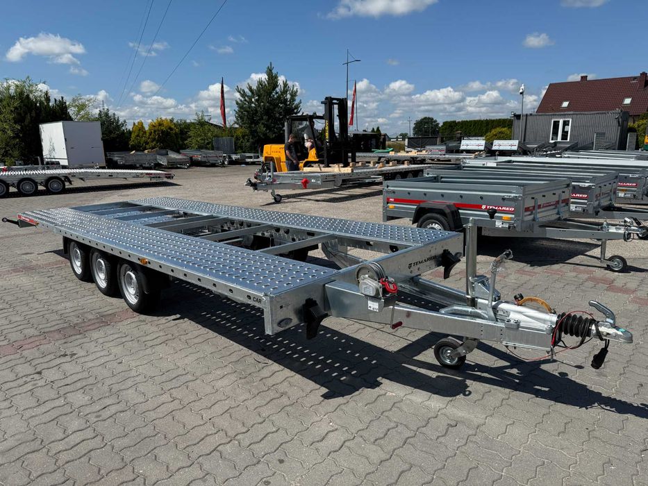 Laweta trzyosiowa 553x211 TEMARED CAR DECK 5521 S DMC:3.5T NOWY MODEL!