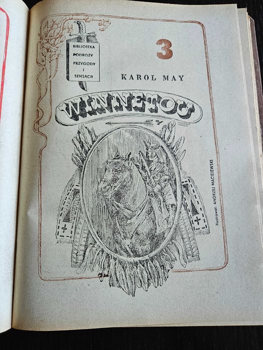 Winnetou (zbiór zeszytów 1-6), K. May, Szczecin 1982