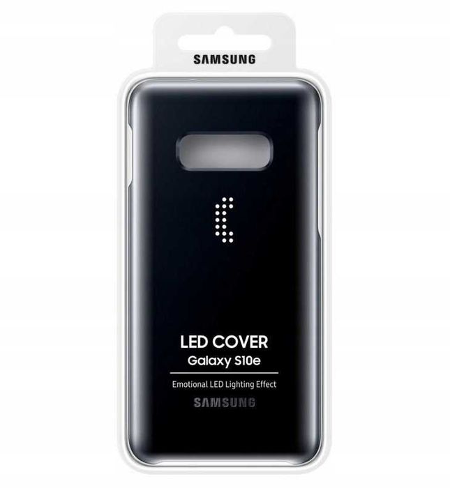 Etui Samsung LED Cover Case black / czarne do Samsung Galaxy S10e