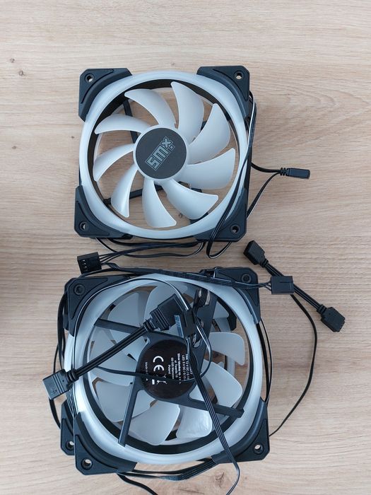 ZESTAW 3 x wentylator SMX 120 mm LED ARGB