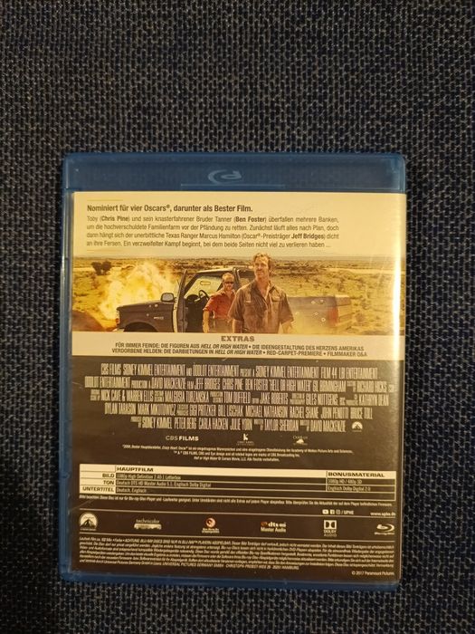 Blu Ray do filme "Hell or High Water" (portes grátis)