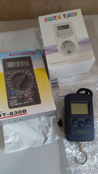 Таймер цифровой для бытовых электроприборов, тестер.