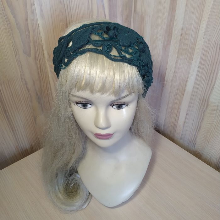 Шляпка - ободок, каркасная технология