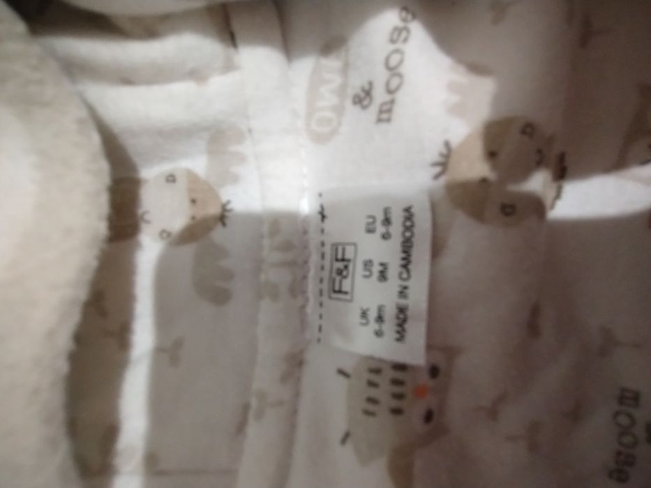 Kombinezon polarowy 6-9 m-cy F&F