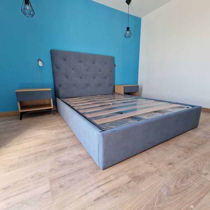 Camas De Casal Estofadas Top de Gama 190x140m Estrado Incluído 199€ !!