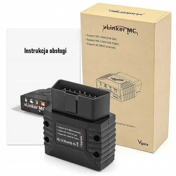 Interfejs diagnostyczny OBD vLinker MC+ FD+ BM+ 4.0 Bluetooth BT Vgate
