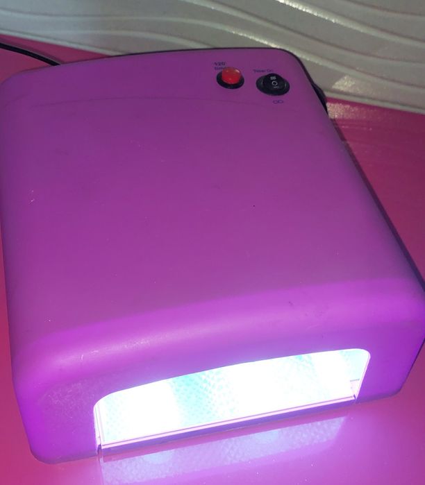 Lampa do paznokci + 8 nowych żarówek