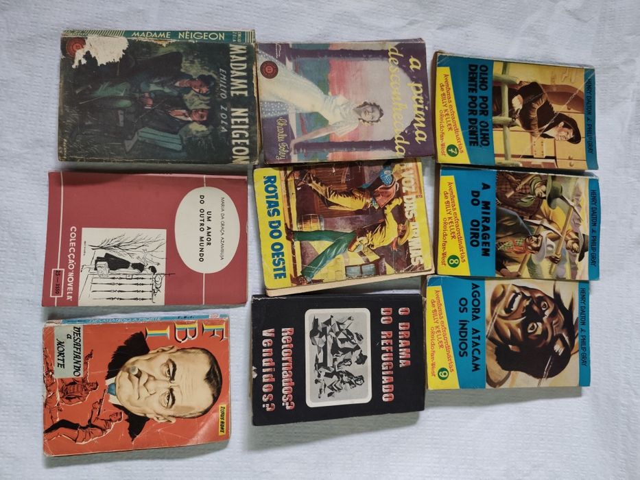 Livros antigos variados