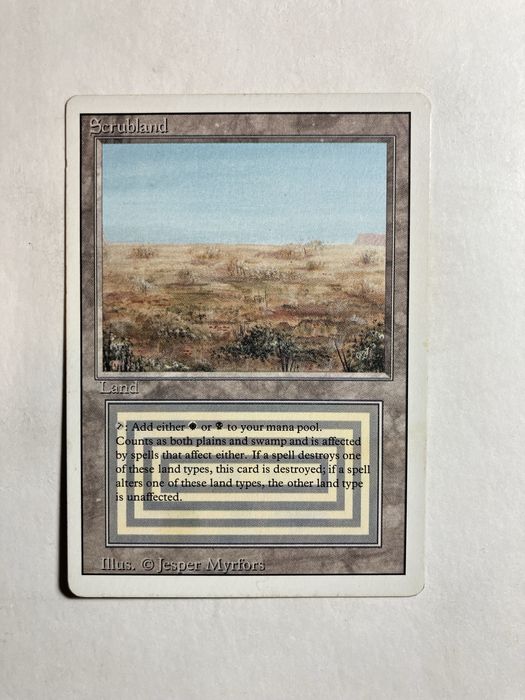 Mtg , Scrubland