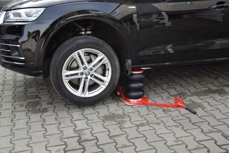 Podnośnik Warsztatowy Pneumatyczny 3.5T Bałwanek Wulkanizacja