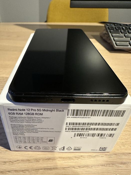 Xiaomi Redmi Note 12 Pro 5G 6/128 dual SIM