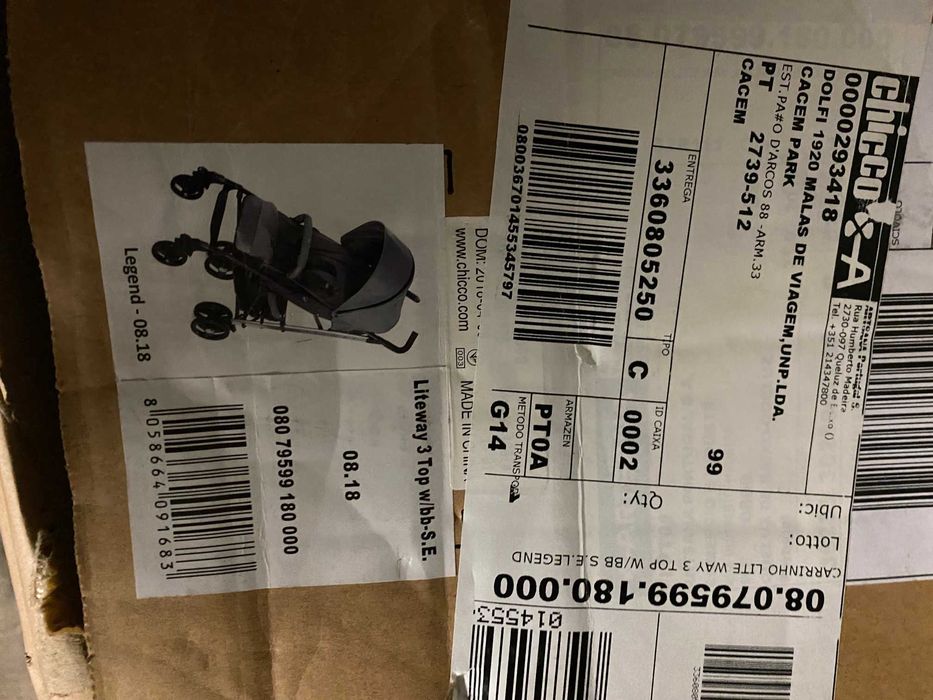 Carrinho Chicco Liteway 3 Top W/Special Edition todos os acessórios